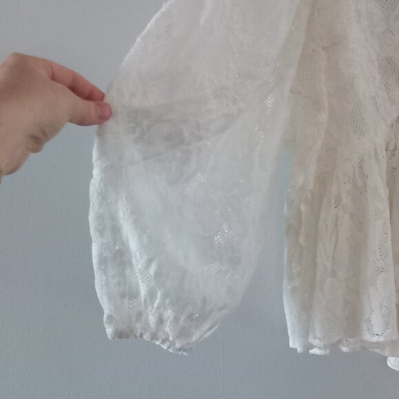 ANTHROPOLOGIE FOREVER THAT GIRL cotton lace top - Picture 4 of 14